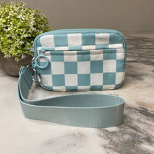 Load image into Gallery viewer, Rue - Nylon Wristlet Wallet - Checkered
