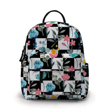 Load image into Gallery viewer, Mini Backpack, Pouch, &amp; Mini Pouch Bundled Set - Floral Checker

