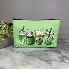 Load image into Gallery viewer, Pouch - St Patrick’s Day - Coffee Lucky A Latte
