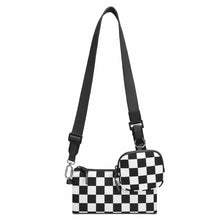 Load image into Gallery viewer, Tara - Double Pouch Nylon Crossbody
