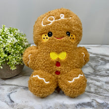 Load image into Gallery viewer, Plush Toy Gingerbread Man #2 Christmas
