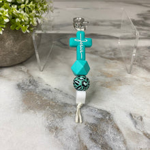Load image into Gallery viewer, Keychain - Silicone Bead - Religious - Jesus
