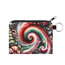 Load image into Gallery viewer, Mini Pouch - Christmas Holiday - Swirl
