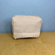 Load image into Gallery viewer, Travel Pouch - Chevron Neutrals
