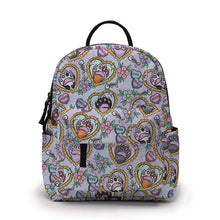 Load image into Gallery viewer, Mini Backpack - Cat Paw Meow on Pastel
