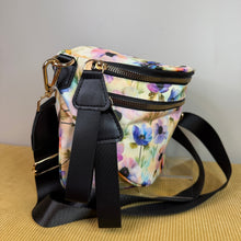 Load image into Gallery viewer, The Roni Nylon Crossbody - Watercolor Poppy Floral
