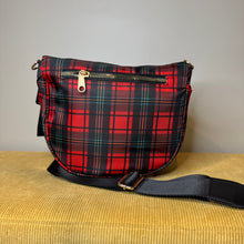 Load image into Gallery viewer, Roni - Nylon Crossbody - Red Plaid - PREORDER
