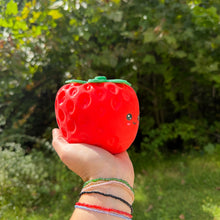 Load image into Gallery viewer, Squishy Toy - Strawberry + Face Dough, Jumbo
