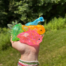 Load image into Gallery viewer, Squishy Toy - Glitter Dinosaur
