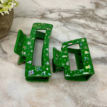Load image into Gallery viewer, Hair Clip - Christmas Silver
