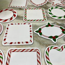 Load image into Gallery viewer, Sticky Note - Christmas - Candy Cane Shapes
