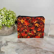 Load image into Gallery viewer, Mini Pouch - Camo Leaves Orange
