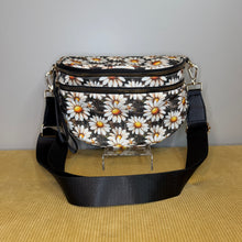Load image into Gallery viewer, The Roni Nylon Crossbody - Floral Brown Gingham Daisy
