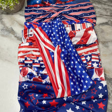Load image into Gallery viewer, Headband Knot Mix - 4th of July Red White &amp; Blue
