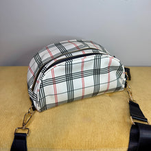 Load image into Gallery viewer, The Roni Nylon Crossbody - Plaid Stripe
