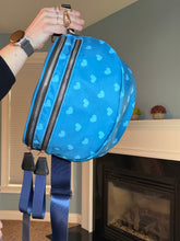 Load image into Gallery viewer, The Roni Nylon Crossbody - Dark Blue Hearts

