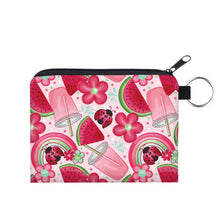 Load image into Gallery viewer, Mini Pouch - Watermelon Drinks &amp; Ladybugs
