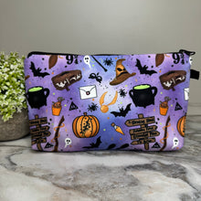 Load image into Gallery viewer, Pouch - Halloween - Magic Purple Pumpkins
