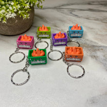 Load image into Gallery viewer, Keychain Figurine - Dumpster Fire Mix
