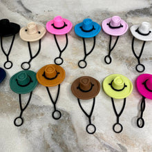Load image into Gallery viewer, Silicone Straw Toppers Tumbler - Hats
