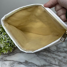 Load image into Gallery viewer, Corduroy Zip Pouch - Christmas Santa Presents
