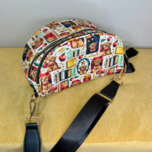 Load image into Gallery viewer, The Roni Nylon Crossbody - Highland Cow School Teacher
