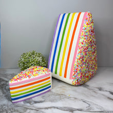 Load image into Gallery viewer, Squishy Toy - Rainbow Cake, Jumbo
