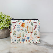 Load image into Gallery viewer, Mini Pouch - Book Reading Read On
