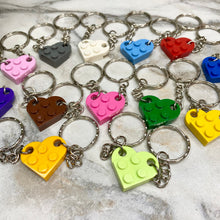 Load image into Gallery viewer, Keychain - Pull-Apart Building Block Hearts
