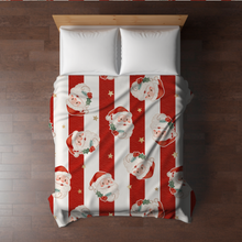 Load image into Gallery viewer, Blanket Christmas #33 - Stripe Santa - PREORDER
