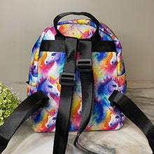 Load image into Gallery viewer, Mini Backpack - Rainbow Unicorn
