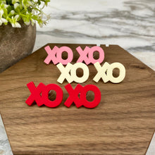 Load image into Gallery viewer, Acrylic Stud Earrings - Valentine’s Day - Xoxo
