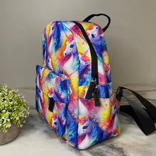 Load image into Gallery viewer, Mini Backpack - Rainbow Unicorn
