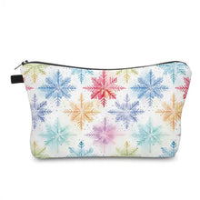 Load image into Gallery viewer, Pouch - Christmas Snowflake on White
