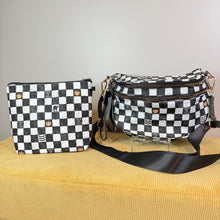 Load image into Gallery viewer, Bundled Set - Roni &amp; XL Pouch - Halloween Trick or Treat Plaid
