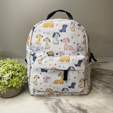 Load image into Gallery viewer, Mini Backpack - Dog Cartoon Dogs &amp; Hearts
