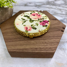 Load image into Gallery viewer, Compact Mirror - Ivory Floral
