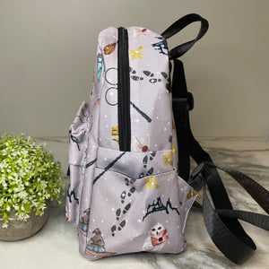 Mini Backpack - Magic on Grey