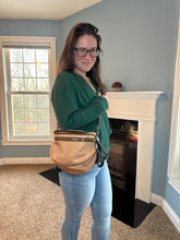 Load image into Gallery viewer, The Roni Nylon Crossbody - Bronze + Black
