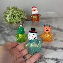 Load image into Gallery viewer, Squishy Toy - Christmas Glitter Characters
