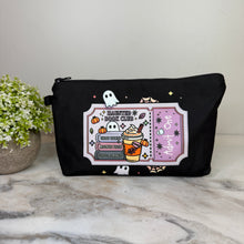 Load image into Gallery viewer, Pouch - Halloween Fall - Haunted Book Club
