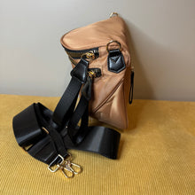 Load image into Gallery viewer, The Roni Nylon Crossbody - Bronze + Black
