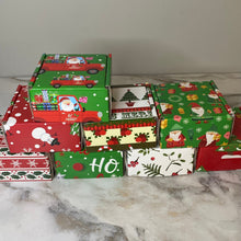 Load image into Gallery viewer, Christmas Gift Box with Crinkle Paper - Extra Small
