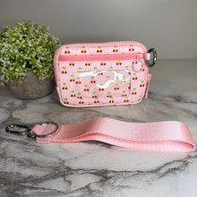 Load image into Gallery viewer, Rue - Nylon Wristlet Wallet - Pink Cherry
