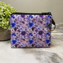 Load image into Gallery viewer, Mini Pouch - Floral Purple Blue
