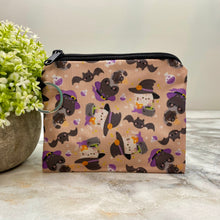 Load image into Gallery viewer, Mini Pouch - Halloween Fall - Witch Cat
