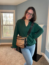 Load image into Gallery viewer, The Roni Nylon Crossbody - Bronze + Black
