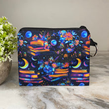 Load image into Gallery viewer, Mini Pouch - Books Neon Galaxy Moon
