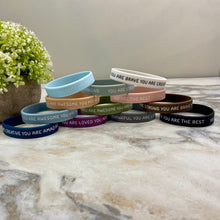 Load image into Gallery viewer, Bracelet - Affirmation Silicone
