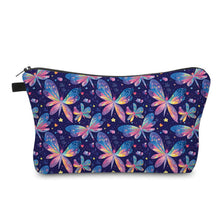 Load image into Gallery viewer, Pouch - Rainbow Dragonfly Butterfly
